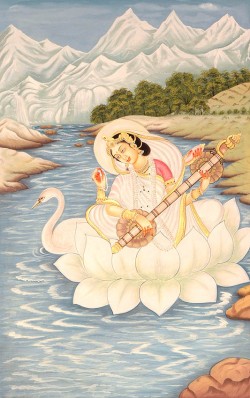 La déesse Saraswati